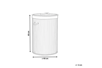 Tvättkorgar Sannar Brun/Vit - Brun/Vit - Hus & renovering - Kök & bad - Badrum - Badrumstillbehör