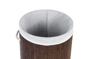 Tvättkorgar Sannar Brun/Vit - Brun/Vit - Hus & renovering - Kök & bad - Badrum - Badrumstillbehör
