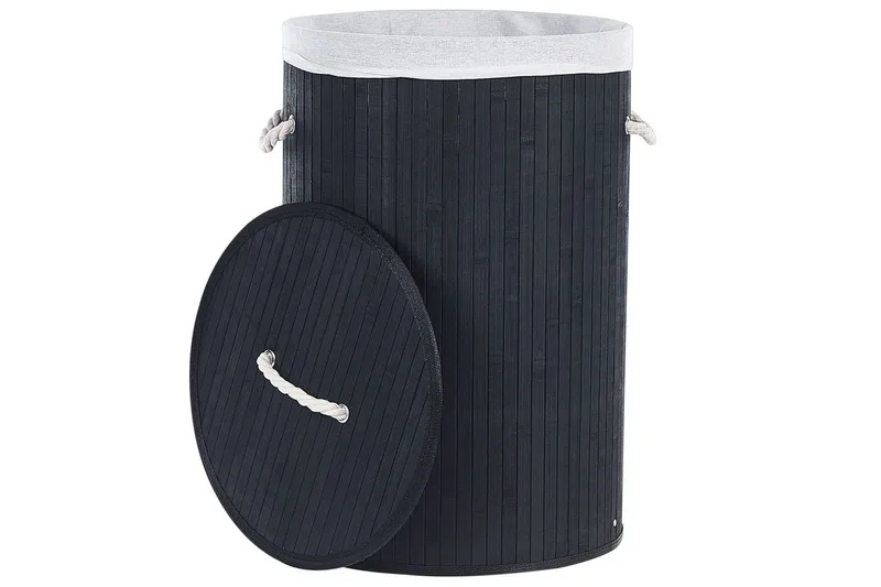 Tvättkorgar Sannar Svart/Vit - Svart/Vit - Hus & renovering - Kök & bad - Badrum - Badrumstillbehör