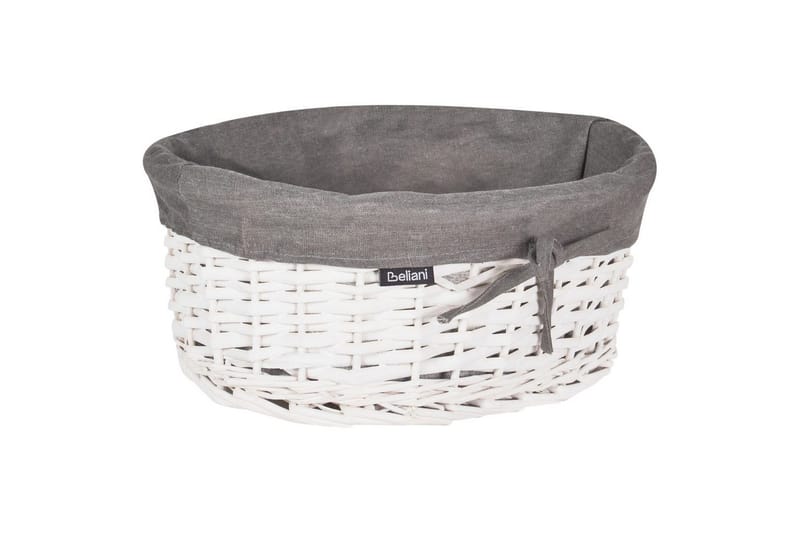 Tvättkorgar Vakari Grå/vit - Grå/vit - Förvaring - Småförvaring - Förvaringskorgar - Flätad korg & rottingkorg