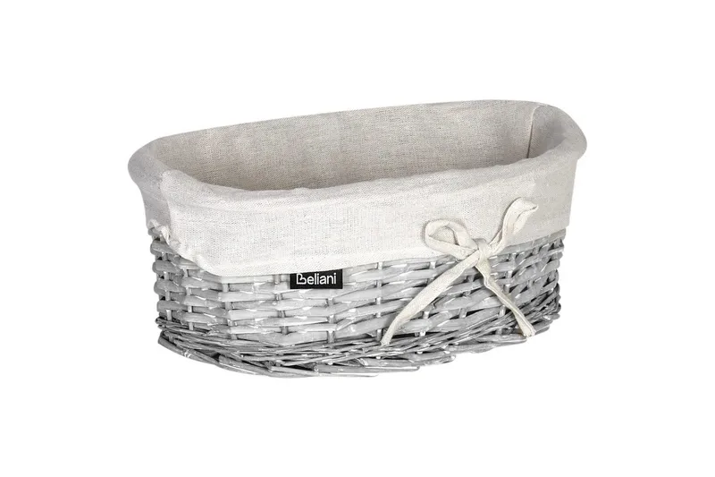 Tvättkorgar Vakari Vit/Grå - Vit/Grå - Förvaring - Småförvaring - Förvaringskorgar - Flätad korg & rottingkorg