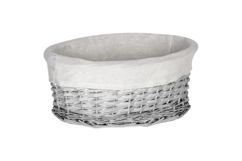 Tvättkorgar Vakari Vit/Grå - Vit/Grå - Förvaring - Småförvaring - Förvaringskorgar - Flätad korg & rottingkorg