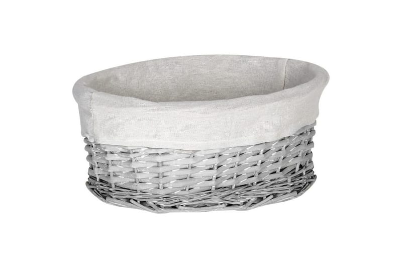 Tvättkorgar Vakari Vit/Grå - Vit/Grå - Förvaring - Småförvaring - Förvaringskorgar - Flätad korg & rottingkorg