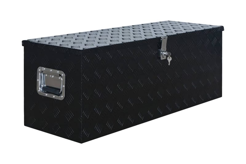 Aluminiumlåda 1085x370x400 mm svart - Svart - Förvaring - Småförvaring - Förvaringslåda
