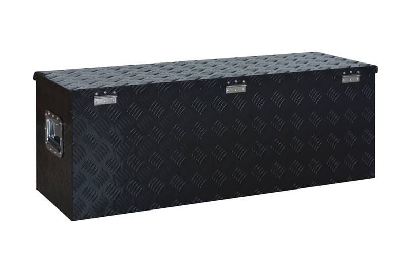 Aluminiumlåda 1085x370x400 mm svart - Svart - Förvaring - Småförvaring - Förvaringslåda