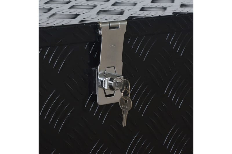 Aluminiumlåda 1085x370x400 mm svart - Svart - Förvaring - Småförvaring - Förvaringslåda