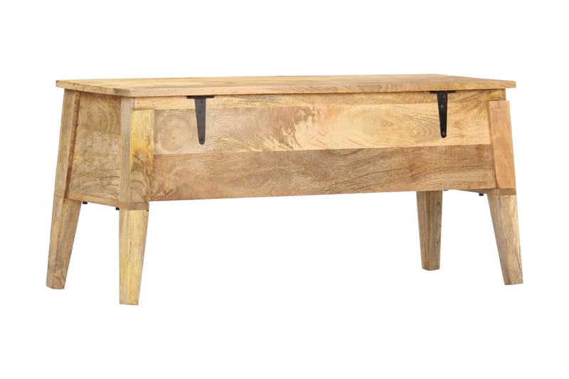Förvaringslåda 90x35x48 cm massivt mangoträ - Brun - Förvaring - Småförvaring - Förvaringslåda