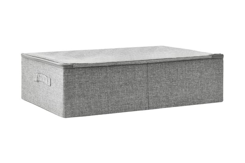 Förvaringslåda tyg 70x40x18 cm grå - Grå - Förvaring - Småförvaring - Förvaringslåda