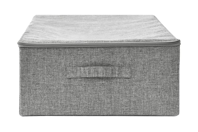 Förvaringslåda tyg 70x40x18 cm grå - Grå - Förvaring - Småförvaring - Förvaringslåda
