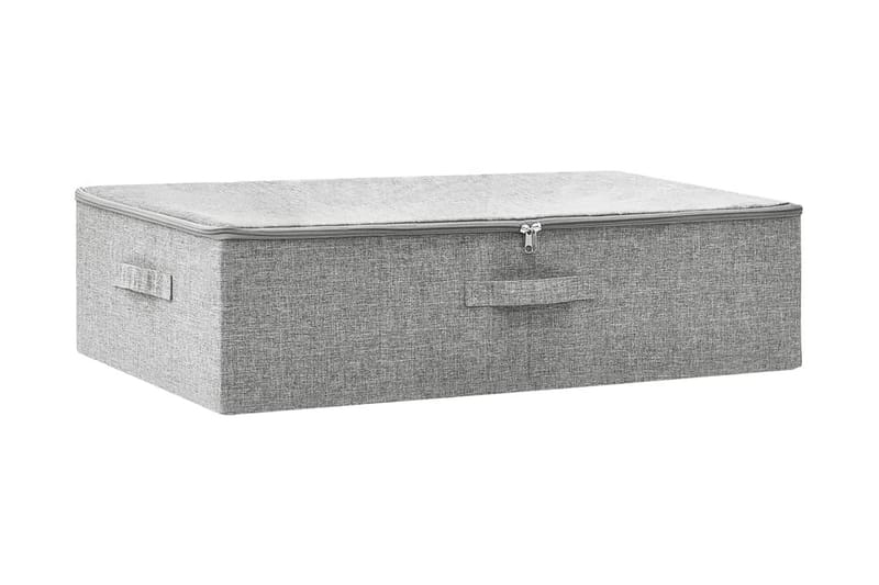 Förvaringslåda tyg 70x40x18 cm grå - Grå - Förvaring - Småförvaring - Förvaringslåda
