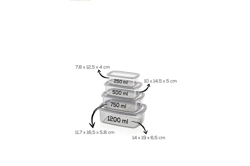 Förvaringslådeset (16 delar) Rasalas16 Antracit - Antracit - Förvaring - Småförvaring - Förvaringslåda - Plastback & plastlåda