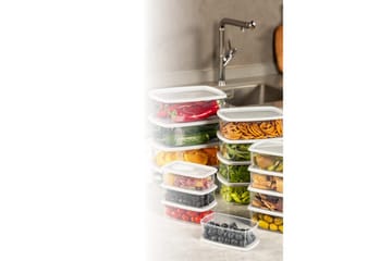 Förvaringslådeset (16 delar) Rasalas16 Grå - Grå - Förvaring - Småförvaring - Förvaringslåda - Plastback & plastlåda