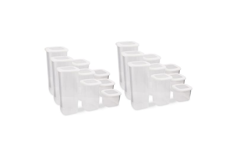 Förvaringslådeset (18 delar) Avanna Vit - Vit - Förvaring - Småförvaring - Förvaringslåda - Plastback & plastlåda