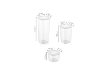 Förvaringslådeset (18 delar) Avanna Vit - Vit - Förvaring - Småförvaring - Förvaringslåda - Plastback & plastlåda