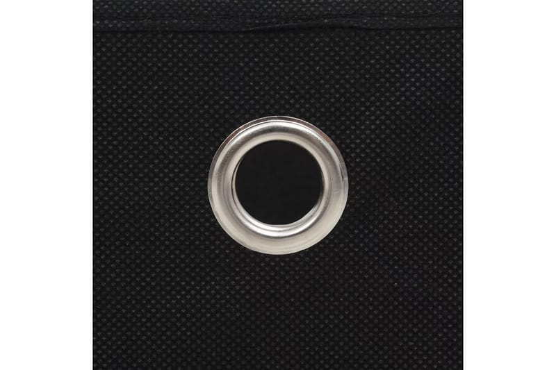 Förvaringslådor 10 st non-woven tyg 32x32x32 cm svart - Svart - Förvaring - Småförvaring - Förvaringslåda