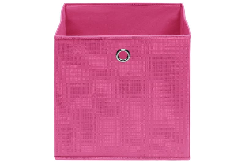 Förvaringslådor 10 st rosa 32x32x32 cm tyg - Rosa - Förvaring - Småförvaring - Förvaringslåda