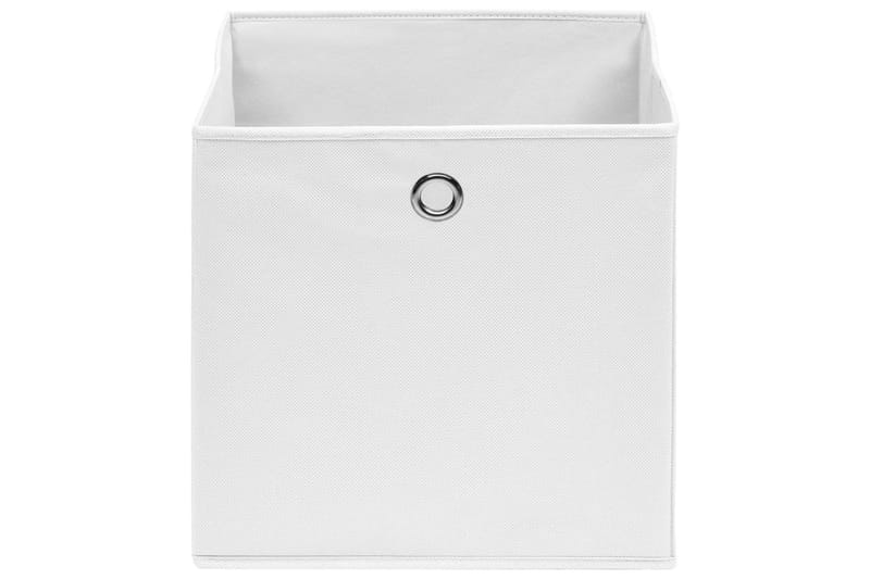 Förvaringslådor 10 st vit 32x32x32 cm tyg - Vit - Förvaring - Småförvaring - Förvaringslåda