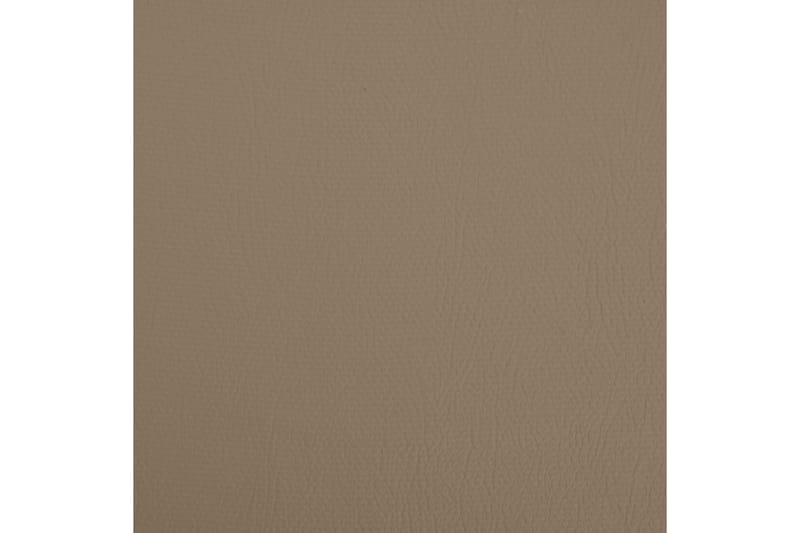 Hopfällbara förvaringspallar 2 st cappuccino PVC - Cappuccino - Förvaring - Småförvaring - Förvaringslåda