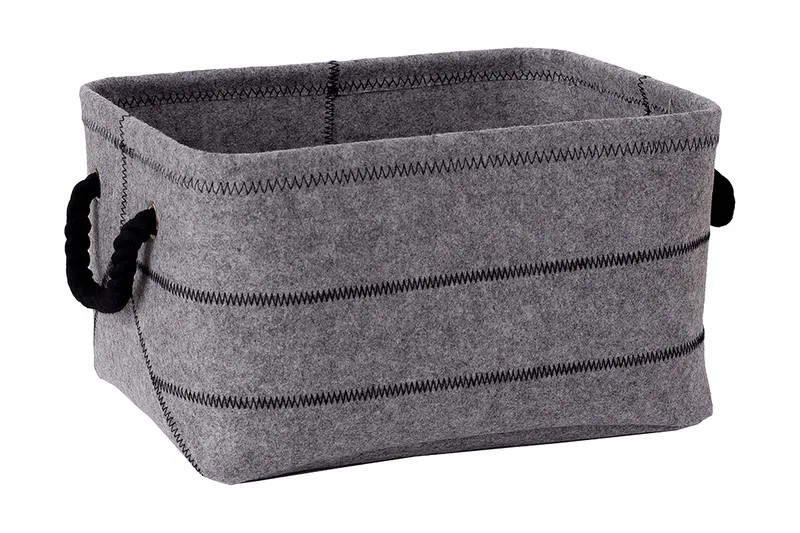 Max Felt-3 Filtlåda Ljusgrå, undefined