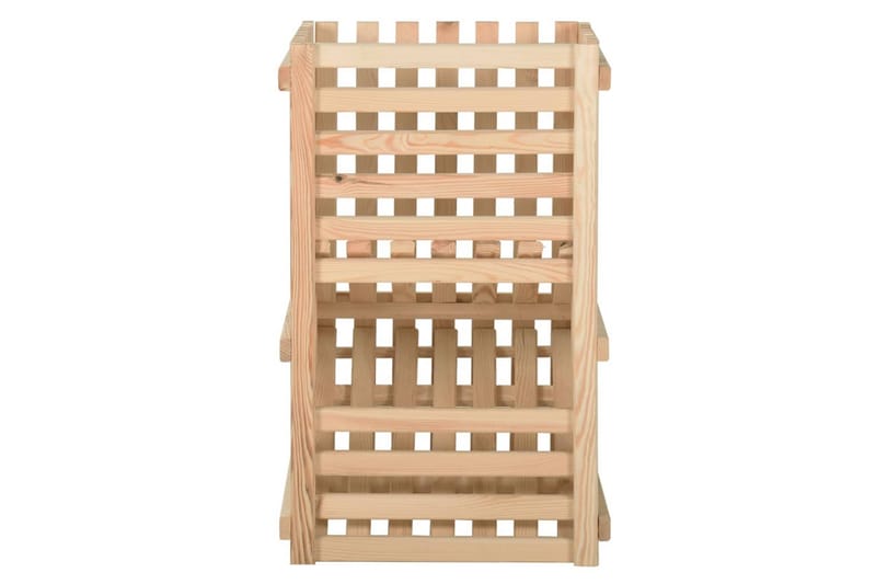 Potatislåda 50x50x80 cm massiv furu - Brun - Förvaring - Småförvaring - Förvaringslåda