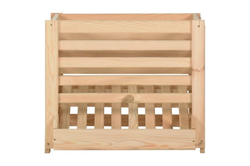 Potatislåda 60x40x50 cm massiv furu - Brun - Förvaring - Småförvaring - Förvaringslåda
