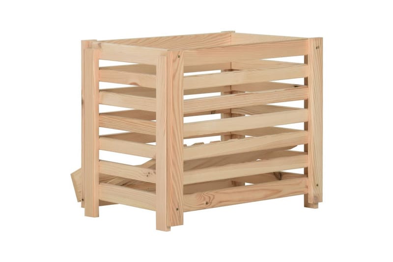 Potatislåda 60x40x50 cm massiv furu - Brun - Förvaring - Småförvaring - Förvaringslåda