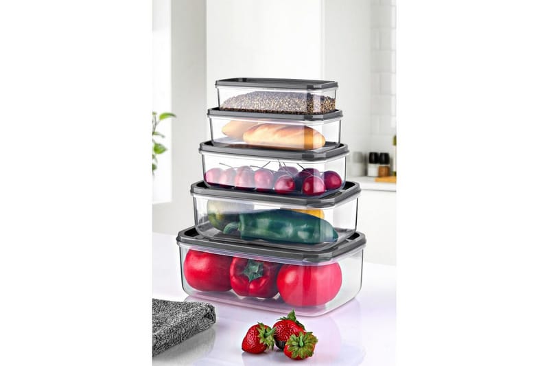 Quantis Förvaringslådor 22,5 cm - Multifärgad - Förvaring - Småförvaring - Förvaringslåda - Plastback & plastlåda