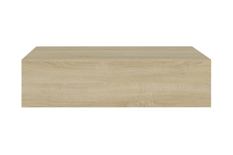Väggmonterad låda ek 40x23,5x10 cm MDF - Brun - Förvaring - Småförvaring - Förvaringslåda