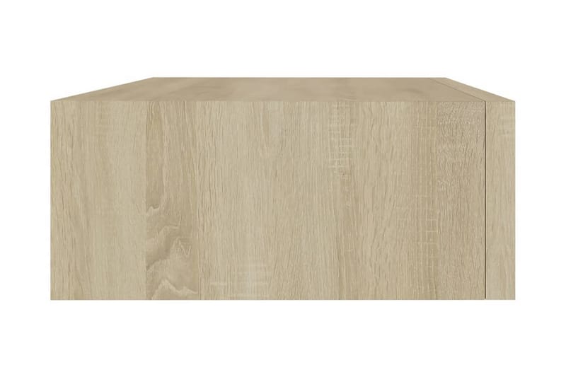 Väggmonterad låda ek 40x23,5x10 cm MDF - Brun - Förvaring - Småförvaring - Förvaringslåda