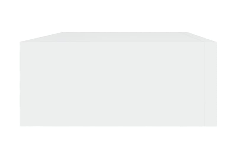 Väggmonterad låda vit 40x23,5x10 cm MDF - Vit - Förvaring - Småförvaring - Förvaringslåda