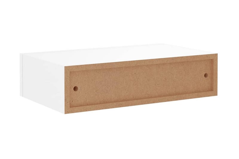 Väggmonterad låda vit 40x23,5x10 cm MDF - Vit - Förvaring - Småförvaring - Förvaringslåda