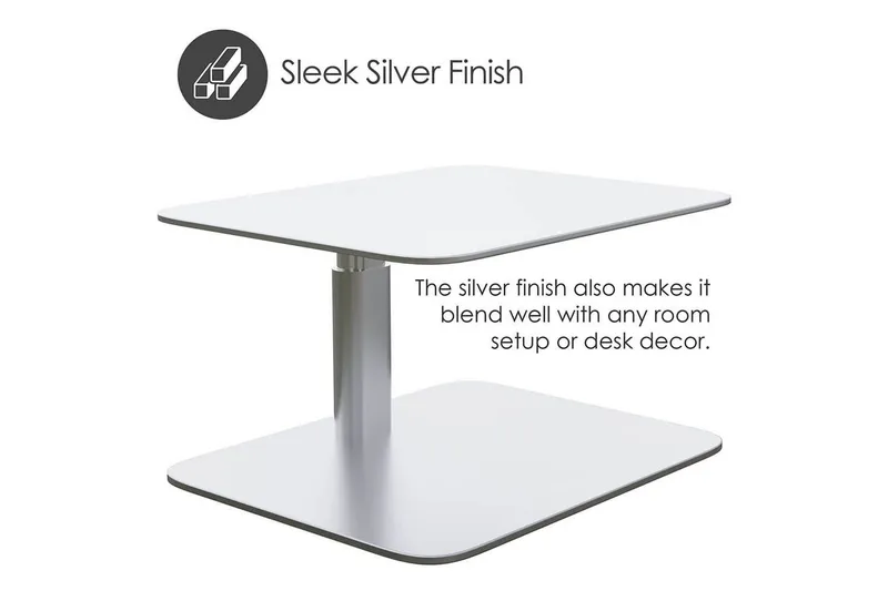 Datorställ Desire2 Vertikalt Justerbart - Silver - Förvaring - Småförvaring - Förvaringsställ - Laptopställ