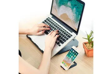 Laptopställ Desire2 2-in-1 360 Roterbar Svart - Svart - Förvaring - Småförvaring - Förvaringsställ - Laptopställ