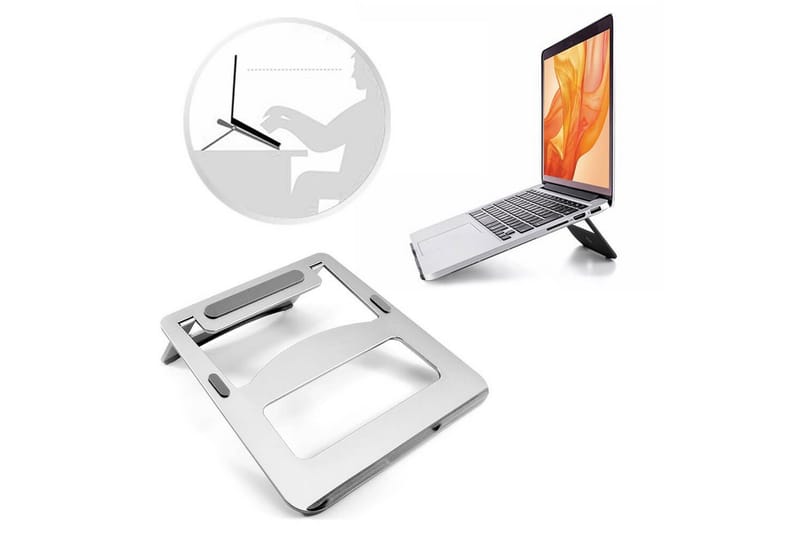 Laptopställ Desire2 Portabelt Silver - Silver - Förvaring - Småförvaring - Förvaringsställ - Laptopställ