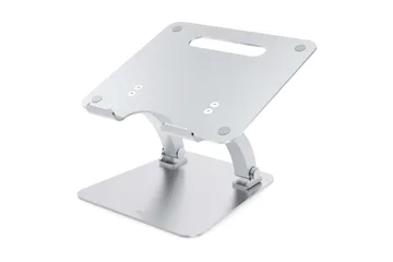 Laptopställ Desire2 Dual Pivot Riser Justerbar Aluminium Silver - Silver - Förvaring - Småförvaring - Förvaringsställ - Laptopställ