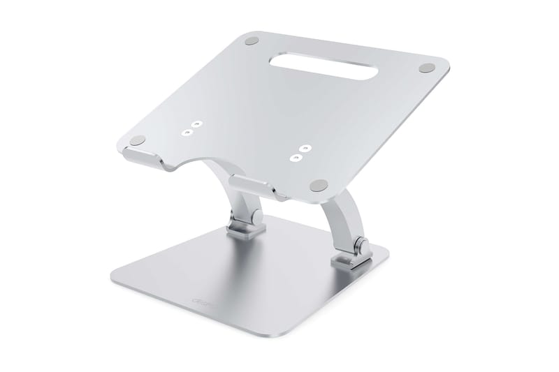 Laptopställ Desire2 Dual Pivot Riser Justerbar Aluminium Silver, Silver