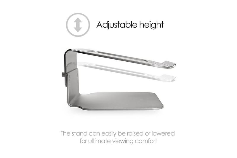 Laptopställ Desire2 Riser Elevator Justerbar Universal Silver - Silver - Förvaring - Småförvaring - Förvaringsställ - Laptopställ