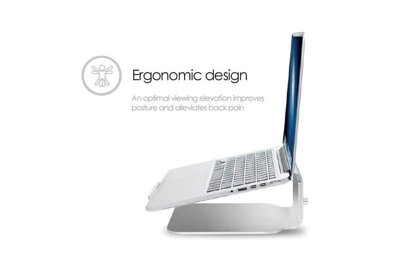 Laptopställ Desire2 Riser Elevator Justerbar Universal Silver - Silver - Förvaring - Småförvaring - Förvaringsställ - Laptopställ