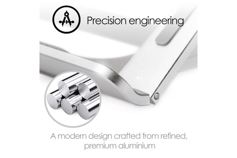 Laptopställ Desire2 Supreme Lite Portable Silver - Silver - Förvaring - Småförvaring - Förvaringsställ - Laptopställ