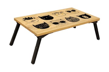 Rademacher Laptopställ 25 cm - Trä/natur/Svart - Förvaring - Småförvaring - Förvaringsställ - Laptopställ