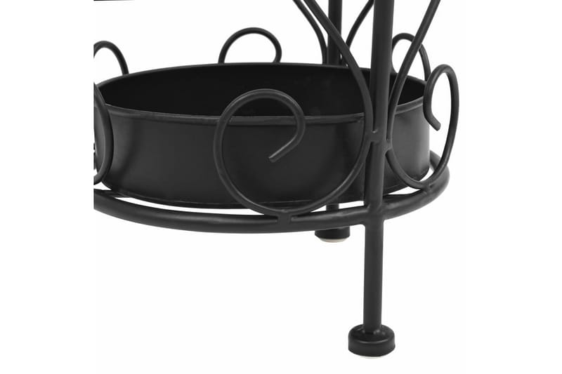 Paraplyställ vintage stil metall 26x46 cm svart - Svart - Förvaring - Småförvaring - Förvaringsställ - Paraplyställ