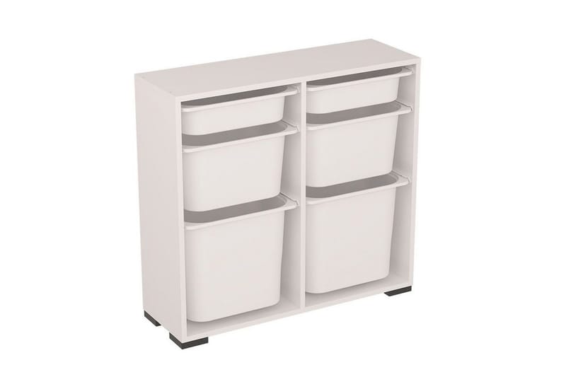 Flerfunktionsskåp Carla Vit - Vit - Förvaring - Småförvaring - Förvaringslåda