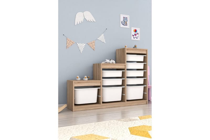 Flerfunktionsskåp Mobin Sonomo Vit - Sonomo Vit - Förvaring - Småförvaring - Förvaringslåda