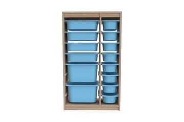 Flerfunktionsskåp Montana (69 x 112.2 x 29.6 cm) Sonomo / Blå