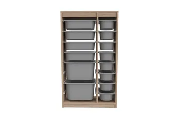 Flerfunktionsskåp Montana (69 x 112.2 x 29.6 cm) Sonomo / Grå