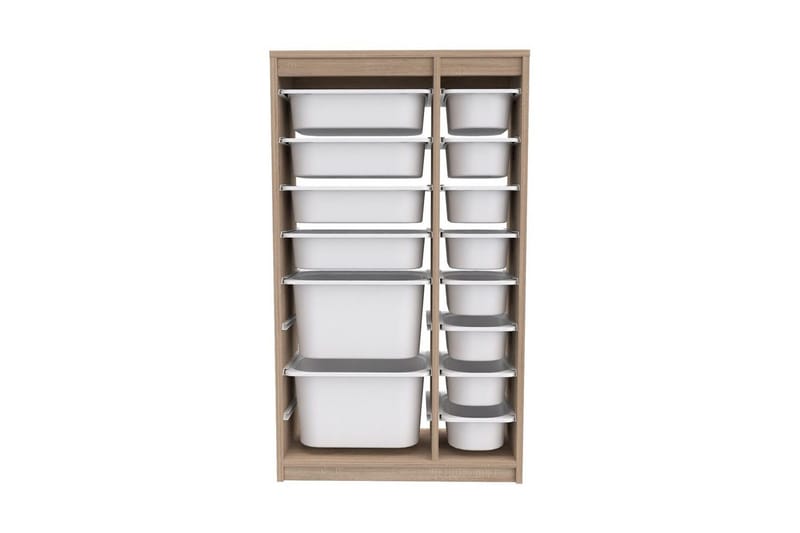 Flerfunktionsskåp Montana (69 x 112.2 x 29.6 cm) Sonomo Vit - Sonomo Vit - Förvaring - Småförvaring - Förvaringslåda