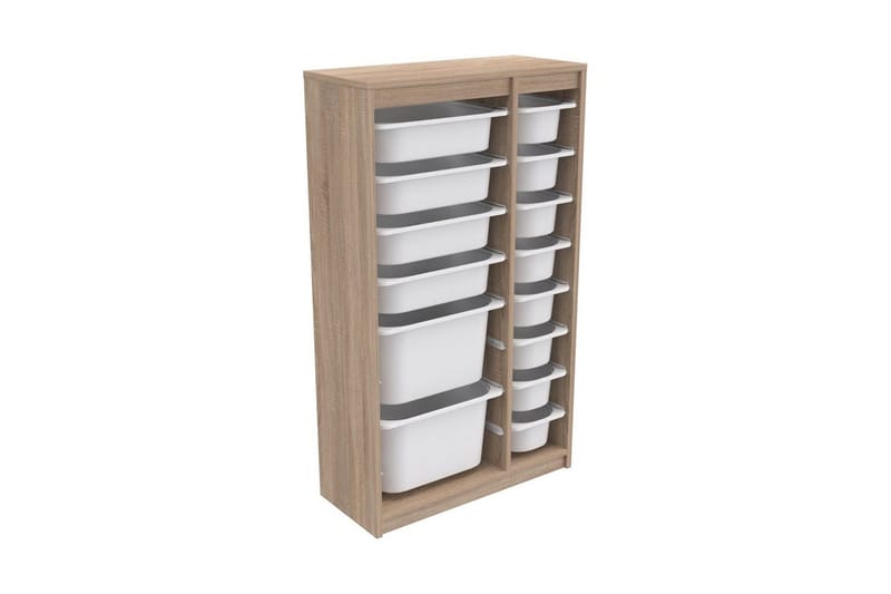 Flerfunktionsskåp Montana (69 x 112.2 x 29.6 cm) Sonomo Vit - Sonomo Vit - Förvaring - Småförvaring - Förvaringslåda