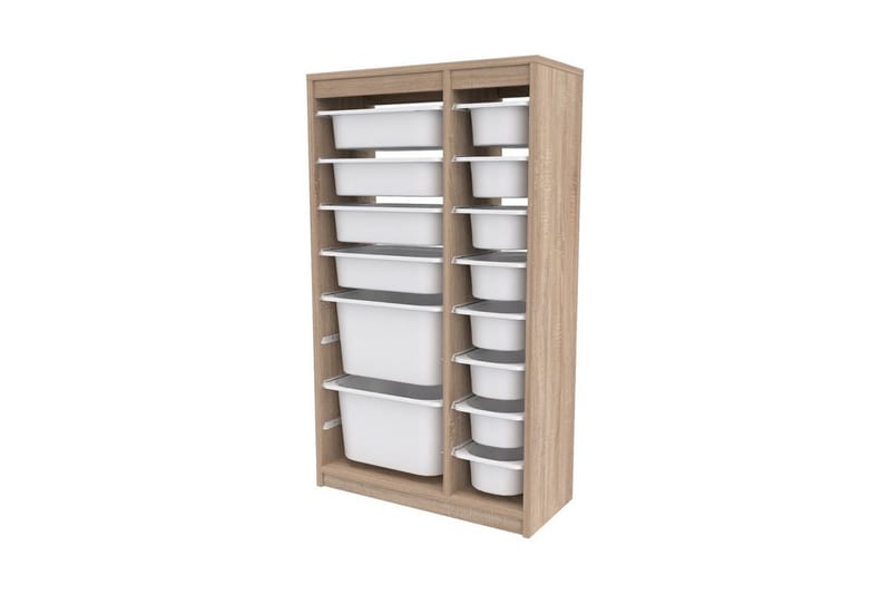 Flerfunktionsskåp Montana (69 x 112.2 x 29.6 cm) Sonomo Vit - Sonomo Vit - Förvaring - Småförvaring - Förvaringslåda