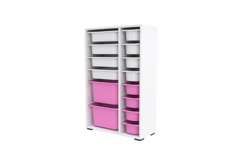 Flerfunktionsskåp Ravielwich (69,5 x 109 x 30 cm) Vit / Veyaa, Vit / Veyaa