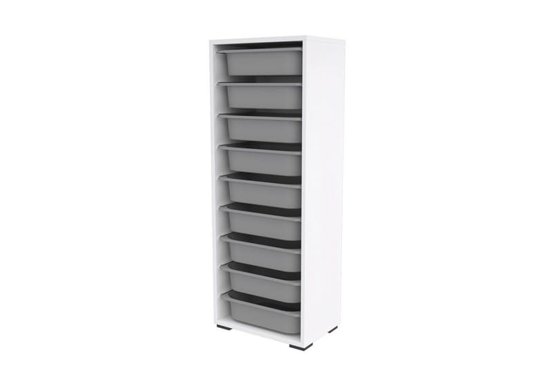 Flerfunktionsskåp Stribor Vit / Grå - Vit / Grå - Förvaring - Småförvaring - Förvaringslåda